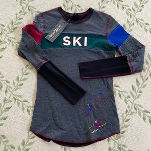 ALP N ROCK “retro apres womens crew shirt”, Small